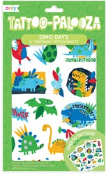 Ooly temporary tattoos - Dino Days tattoo set for kids