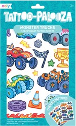Ooly temporary tattoos Monster Truck - Tattoo Palooza set for kids