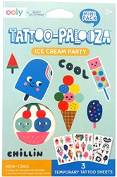 Ooly temporary tattoos - Mini Tattoo Palooza Ice Cream Party set