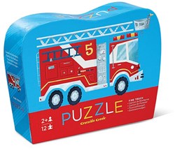Crocodile Creek 12-pc Mini Puzzle/Fire Truck
