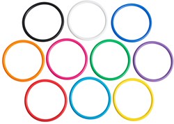 Spordas play ring set - 10 colorful Activity Tossing Rings
