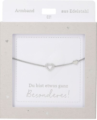 Depesche bracelet silver heart friendship gift for girls