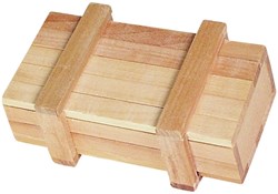 Goki magic trick box wooden puzzle box with secret opening