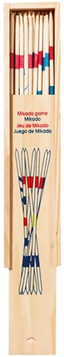 Goki wooden Mikado game in wooden storage box, small model