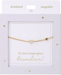 Depesche bracelet heart gold friendship gift for girls