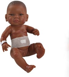 Paola Reina baby doll mulatto Bebito - realistic doll toy