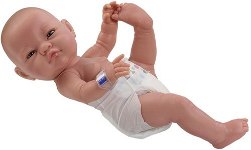 Paola Reina Doll Bebitos White Girl (45cm/diaper)