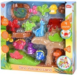 Play Dino's met Vulkaan Speelset, 20dlg.