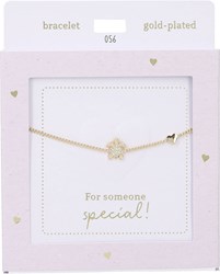 Depesche gold-coloured bracelet Turtle Heart of Gold women's jewellery
