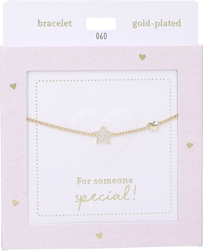 Depesche bracelet gold Heart of Gold star women's jewelry gift
