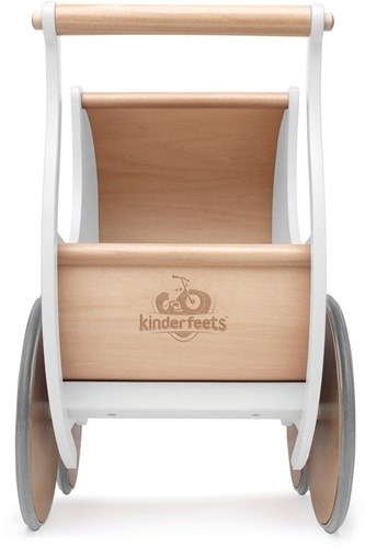 Kinderfeets doll pram white-2