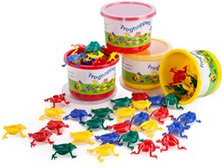 Viking Toys toy frog game - 16 colorful frogs in bucket