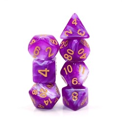 Foam Brain Games Berry Cream RPG Dice Set for tabletop games
