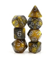 Foam Brain Games dice set Monarch for RPG games