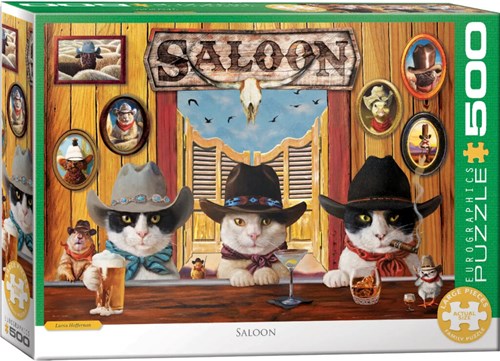 Eurographics puzzle XXL pieces Saloon 500 piece jigsaw puzzle
