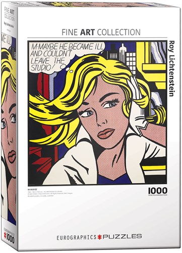 Eurographics Art Puzzle M-Maybe Roy Lichtenstein 1000 Pieces Pop Art