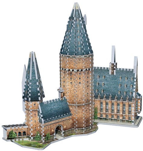 Wrebbit 3D Harry Potter puzzle Hogwarts Great Hall 850 pieces-3