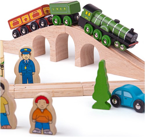 Bigjigs Flying Scotsman Train Set-3