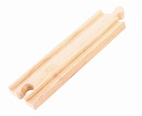 BigJigs wooden tracks medium straight railway pieces 4-pack-2
