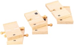 Bigjigs Wooden Track - 4 pieces