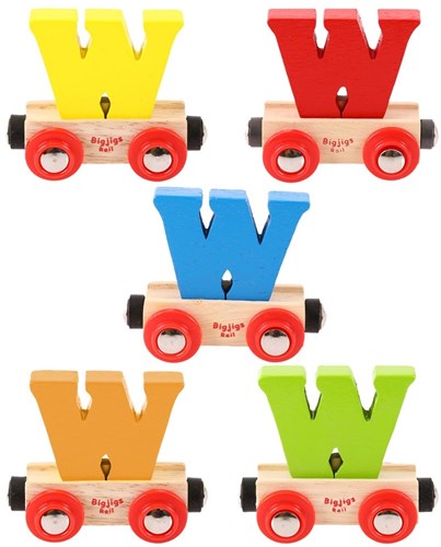 Bigjigs letter train W-2