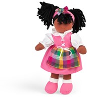BigJigs Soft Doll Jess - Cuddly Dark Girl Doll - 28 cm-2
