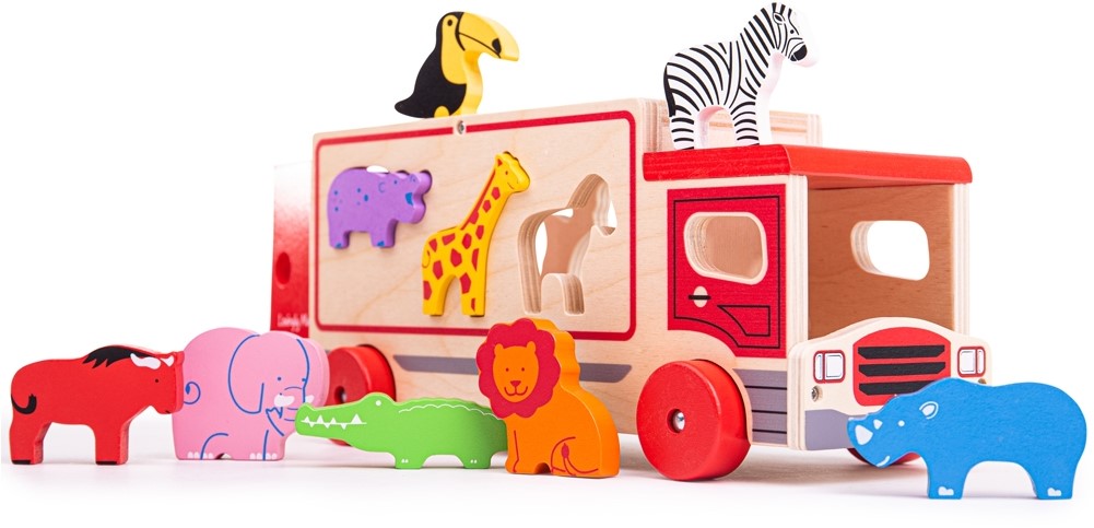 Bigjigs animal sale shape lorry
