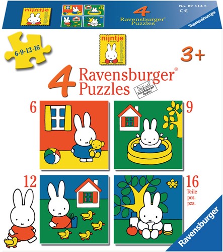 Ravensburger Kinderpuzzel Nijntje puzzles nijntje 6+9+12+16 stukjes