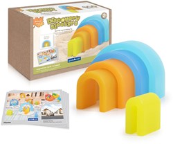 Guidecraft educational toy Discovery Stackers - Natural Tall Arch