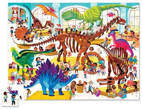 Crocodile Creek 48-pc Day at the Dinosaur Museum-2