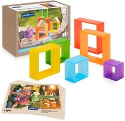 Guidecraft educational toy Discovery Squares - Rainbow multicolor