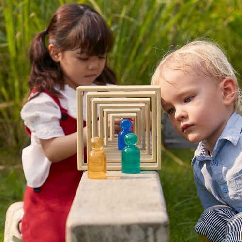 Guidecraft Discovery Squares - Natural 4