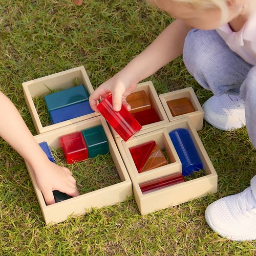 Guidecraft Discovery Squares - Natural 5