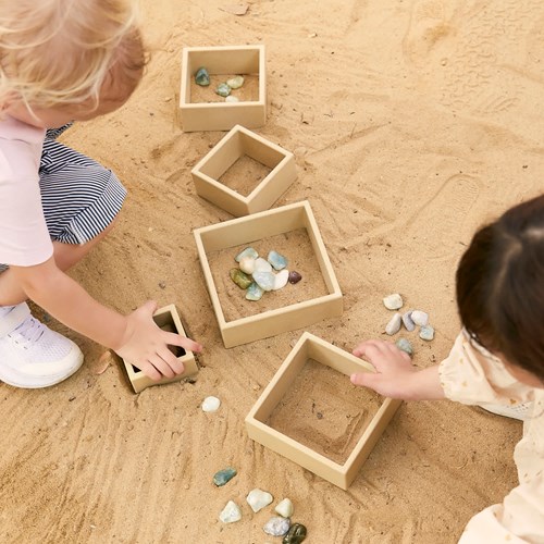 Guidecraft Discovery Squares - Natural 7
