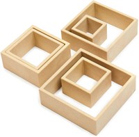 Guidecraft Discovery Squares - Natural 8