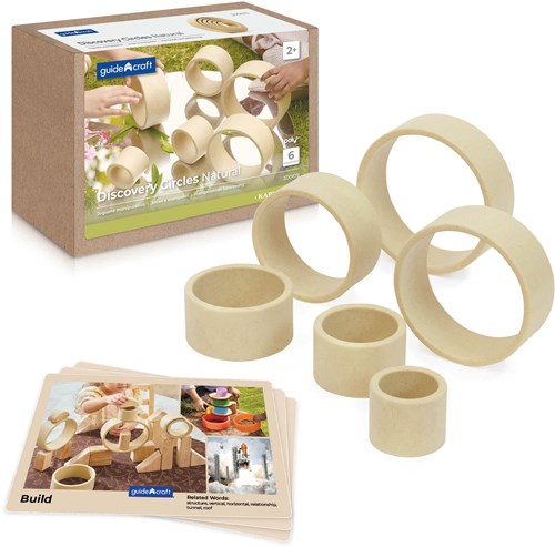 Guidecraft educational toy Discovery Circles - Multicolor cardboard