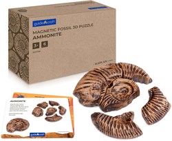 Guidecraft magnetic fossil 3D puzzle ammonite toy