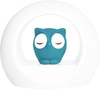 Zazu night light Lou owl blue - LED children's lamp with sound sensor