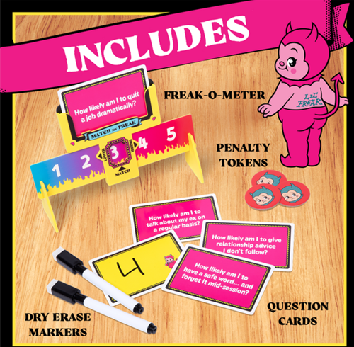 Asmodee card game Match My Freak for adults and friends-3