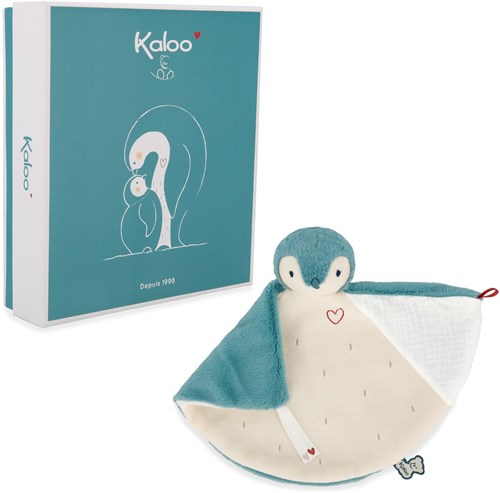 Kaloo comforter penguin green - Complices baby cuddle cloth