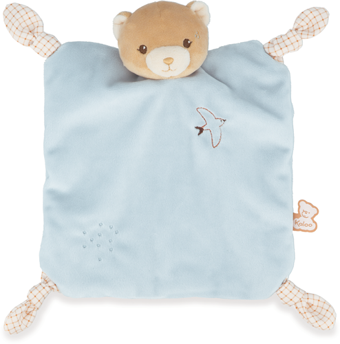 Kaloo comforter bear blue - sustainable baby toy gift-2