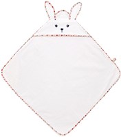 Kaloo baby bath towel cotton poppy with bunny ears 75x75cm-2