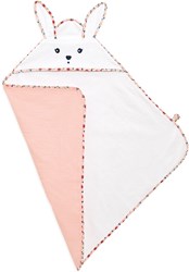 Kaloo baby bath towel cotton poppy with bunny ears 75x75cm