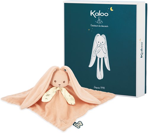 Kaloo comforter bunny peach - Lapinoo doudou baby gift