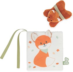Kaloo cuddle book fox - baby book with soft fox and forest animals