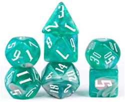 Foam Brain Games dice Magician's Wave set for roleplaying games