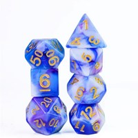 Foam Brain Games dice Neptune Chill RPG set - tabletop roleplaying accessory