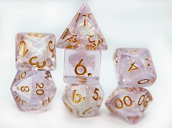 Foam Brain Games dice Sakura Petals RPG set - roleplaying