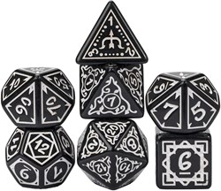 Foam Brain Games dice set Cryptic Knots Misty - RPG dice set