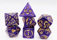 Foam Brain Games dice set Drake's Flight for RPG games